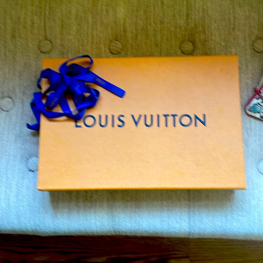 Louis Vuitton medium box with bow